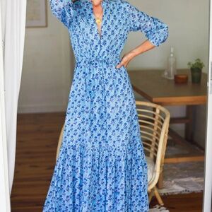 EMERSON FRY FRANCES 3 DRESS - LITTLE MARIGOLDS DANUBE ORGANIC